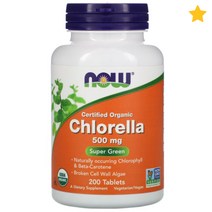 나우푸드 클로렐라 500mg 200정, 1개