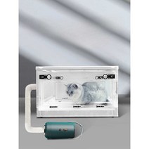 반려묘 반려견 산소방 호흡 산소통 치료 인큐베이터, S 세트