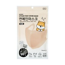 아트박스 연예인마스크베이지3매, 베이지