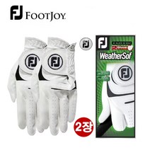 풋조이 웨더소프 남성용 왼손 2장 볼마커 골프 장갑 프로니마 기능성 왼손5장 모음, 3.풋조이 웨더소프 왼손2장 골프장갑