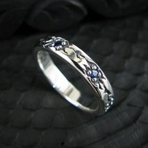 스털링워스 스털링워스 Meteor-p blue sapphire silver ring (3516954)