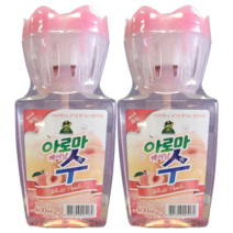 산도깨비 아로마 수 방향제 400ml 피치향 2개 거실 주방 냄새제거 화장실 욕실
