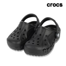 크록스 키즈 바야 클로그 T 여름샌들 블랙 207012-001