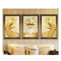 히여 보석 십자수 DIY 패키지 3D Heyeo, 황금 공작 AB세트  kq-003, 1개