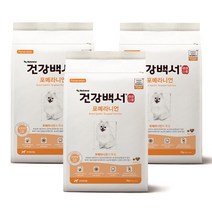 건강백서 전연령 포메라니언 반려견 사료, 2kg, 3개