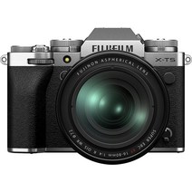 정품 직수입 후지필름 X-T5 미러리스 디지털 카메라 XF16-80mm 렌즈 키트 - 블랙, 실버, 본체만