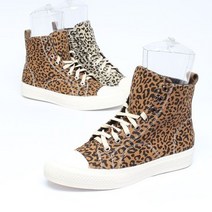 호피무늬 8목 3cm 여성스니커즈