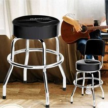 통기타 연주용 의자 원형 발받침대 공연 무대 버스킹, 대형 모델 (등받이 제외)