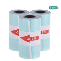 핸드폰 사진 인화기 포토 프린터 샤오미 스티커사진기 Paperang p1p2 미니 3 롤 감열지용 흰색 인쇄용 스티커 용지 peripage a6 포켓 열전사, 협력사