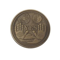 유니크한 행운의 기념 코인 예스 노 동전 마술도구 마술머니 YesNO동전 마술소품 게임소품MZ+628, 상품선택