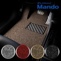 올뉴 제네시스G80 만도 와이드 볼륨쿠션 코일카매트, 브라운, 제네시스G80*2020.04~) 1열+2열 풀세트, 차종표 참고