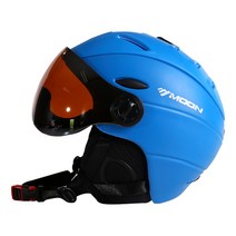 보드헬멧MOON Professional Half-covered Ski 스키헬멧추천, XL61-64cm, 협력사, 파란색