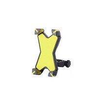 허브플러스 자전거 핸드폰 거치대, 옐로우