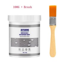 견고한 방수 에이전트 화장실 누수 방지 나노 접착제 누출 수리 도구 지붕 실란트 깨진, [02] 100G with Brush