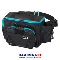 다이와DAIWA 루어가방 에메랄다스 힙 백(D) 피싱블루, 그린
