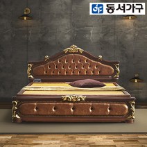 동서가구 헨델 프리미엄 Q 퀸 모노륨 흙침대 (흙판보료) DF908275, 월넛