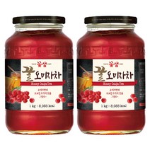 꽃샘 꿀오미자차 1+1 1kg+1kg 액상차