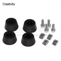 가성비 3D프린터 4/8 진동 방지 피트 세트 i3 MK3 프린터 고무 랜딩 LabX1 P1P Ender3 CR10, 01 4PC