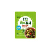 풀무원 톡톡 열무김치 (400g) [우리집영양식] [깔끔한맛], 6개
