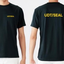 UDTSEAL 커스텀 옐로우 라운드 쿨 반팔티셔츠 길단 유니폼 유니폼제작 커스텀티셔츠 티셔츠제작 굿즈 굿즈제작 주문제작