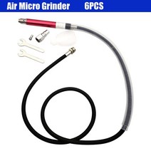 에어그라인더 에어 마이크로 다이 그라인더 연필 전문 65 000 RPM 고속 절단 목재 보석 연마 조각 공압 도, 03 6PCS