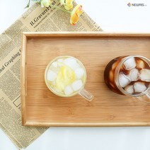 원목트레이 빵 카페 손잡이 우드 나무 트레이 쟁반