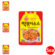 맛있는 떡볶이소스 180g 5개 감칠맛 매콤함 간편 떡복이소스 양념 떡뽁이소스 떡뽂이소스 떡뽀끼소스 떡볶기소스 홈파티 대량 즉석떡볶이 업소용 가정용 아이들용 어린이용 만능소스