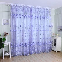 1pc 현대 튤립 창 화면 거실 침실 문 주방 드레이프 커튼 홈 인테리어 용품