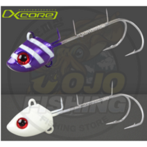 [조조피싱] 엑스코어 드라코텐야 갈치낚시 갈치채비 더블훅 지그헤드 텐야낚시 텐야채비 내만 준내만 먼바다, 15g, #01.퍼플글로우, 1개