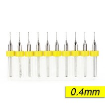 임팩드릴비트 콘크리트 스텐기리 드릴비트 전동 xcan 10 개대 0.3mm 1.2mm pcb 미니 드릴 인쇄 회로 기판 용 텅스텐 강 카바이드 cnc 드릴 기계, PCB 0.4mm 10 개