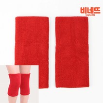 스판 니랩 니슬리브 무릎보호대 2P세트 레드 배드민턴무릎보호대 마라톤무릎보호대 슬개골보호대