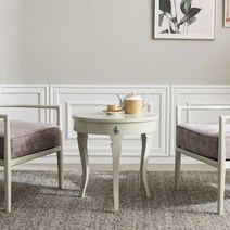 빈티지엔틱 카리나 심플 원형 테이블탁자, 단품