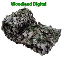 몽골게르텐트 대형 군사 위장 그물 자동차 텐트 화이트 블루-그린 블랙 정글 3x4m, 06 Woodland Digital_09 4x4m