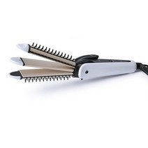 전문가용 봉고데기 컬링아이롱 3 in 1 스트레이트너 지팡이 다기능 플랫 세라믹 크림, 하얀, 우리를