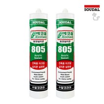 (수달 805) 수성 아크릴 실란트 백색 회색, 1개, 수달 805 회색