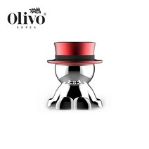 [올리보] 차량용 핸드폰 거치대 모음 (자석 송풍구 흡착형), 1개, 20_HAT평면_레드