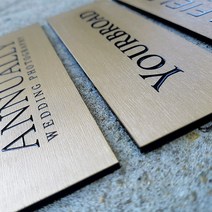 [209팩토리]도어사인 Size15x5cm 미니사인 맞춤제작 표찰 아크릴안내판 디자인현판 소형문패 002, 04.30cm x 10cm, 01.실버메탈