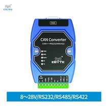 무선단자 이더넷 포트 CAN to Serial 프로토콜 변환기 Can RS485/RS232/RS422 COJXU ECAN-401S DC 8 ~ 28V, 한개옵션0