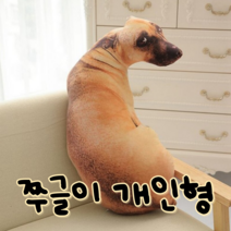 빛내는사람들 진짜 같은 쭈글이 리얼 개 인형 집들이 선물, 리얼 개 인형(대)
