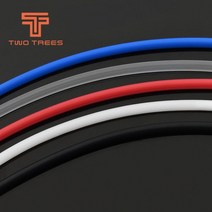 3D프린터 관련 부품 용품 테플론토 TL-피더 핫 엔드 로스톡 보우덴 압출기 1M PTFE 튜브 엔더 3 용 복제, 01 Black 2x4mm