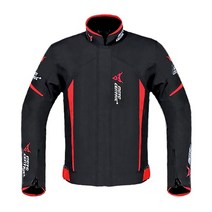 바이크메쉬자켓 바이크여름자켓 바이크슈트 정장 방수 기어 반사 레이싱 바이커 의류, mc-1702 레드 재킷, l