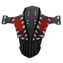 산악 자전거 프론트 머드가드 머드 및 집타이, 레드, 28CM, PP 폴리프로필렌, 1개