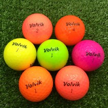 볼빅 크리스탈 컬러 3피스 4피스 A-급 로스트볼 30알 순수 물세척 필드용 깨끗한 로스트볼