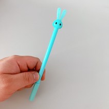 깜찍한 새해 어린이집 선물 민트 토끼 볼펜 0.5mm, 단품, 단품