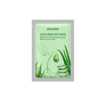 발각질제거제 풋케어 aloe vera foot mask peeling for legs feet mask exfoliating socks 스크럽 페디큐어 안티 크랙 힐 피부 패치, 1쌍
