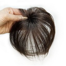 센스모드니 인모 정수리 부분 뽕가발 여자 정수리 가발, 블랙