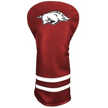Team Golf NCAA 빈티지 드라이버 골프 클럽 헤드커버(프린트) 폼 피팅 디자인 클럽 보호를 위한 플리스 안감이 있는 레트로 디자인