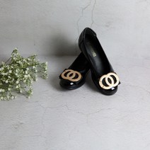 발편한 여성구두 쿠션좋은 구두 여성수제화 블랙 4cm