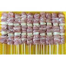 프리미엄 수제닭꼬치 순살닭꼬치 숯불 캠핑음식 안주 간식 바베큐 닭다리살 에어프라이어, 파닭꼬치 160g x 5EA, 5개