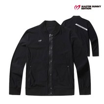 마스터바니에디션 골프 masterbunnyedition남성 펀칭 배색 블루종 점퍼 M41101JP202_BK, 004, BK